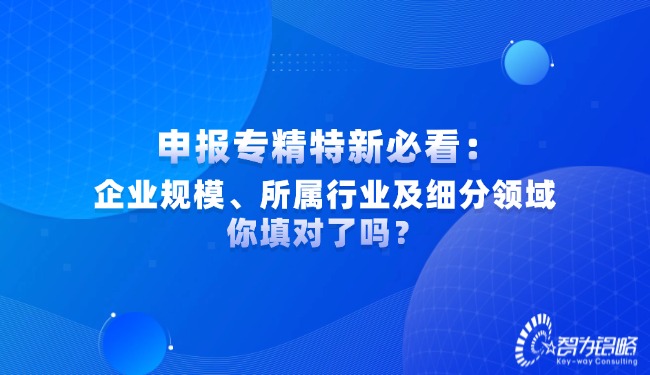 申報(bào)專精特新必看：企業(yè)規(guī)模、所屬行業(yè)及細(xì)分領(lǐng)域你填對(duì)了嗎？.jpg